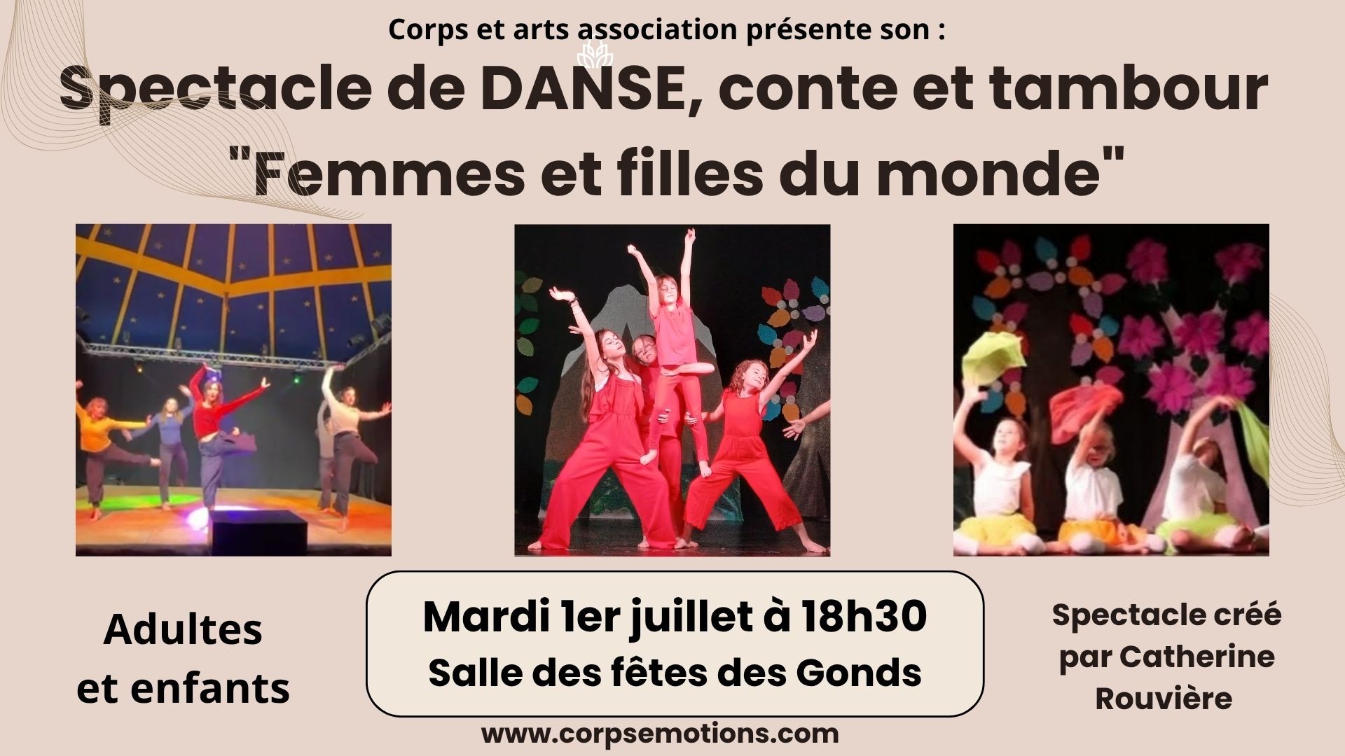 Spectacle De Danse Mardi 1er Juillet 18h30 Les Gonds